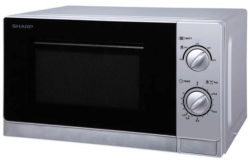 Sharp R20DSLM 20L 800W Standard Microwave - Silver